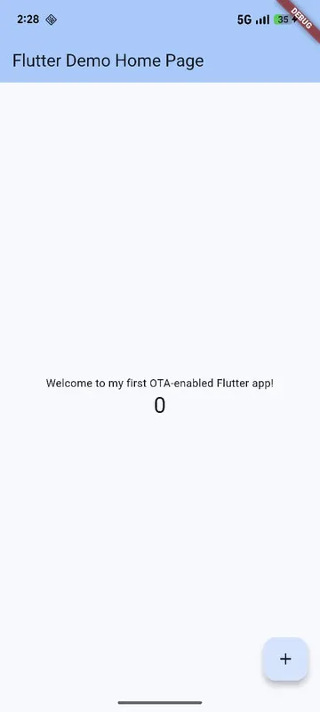 Updated app UI on Android