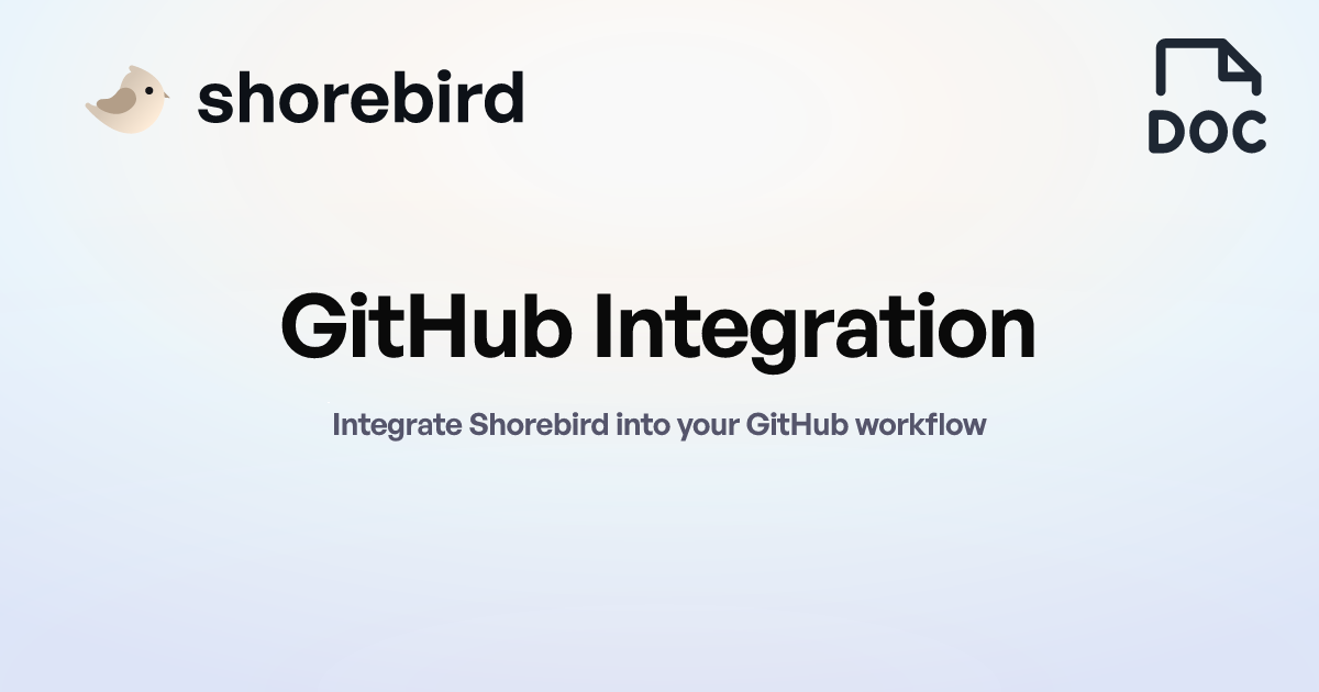 GitHub Integration | Shorebird